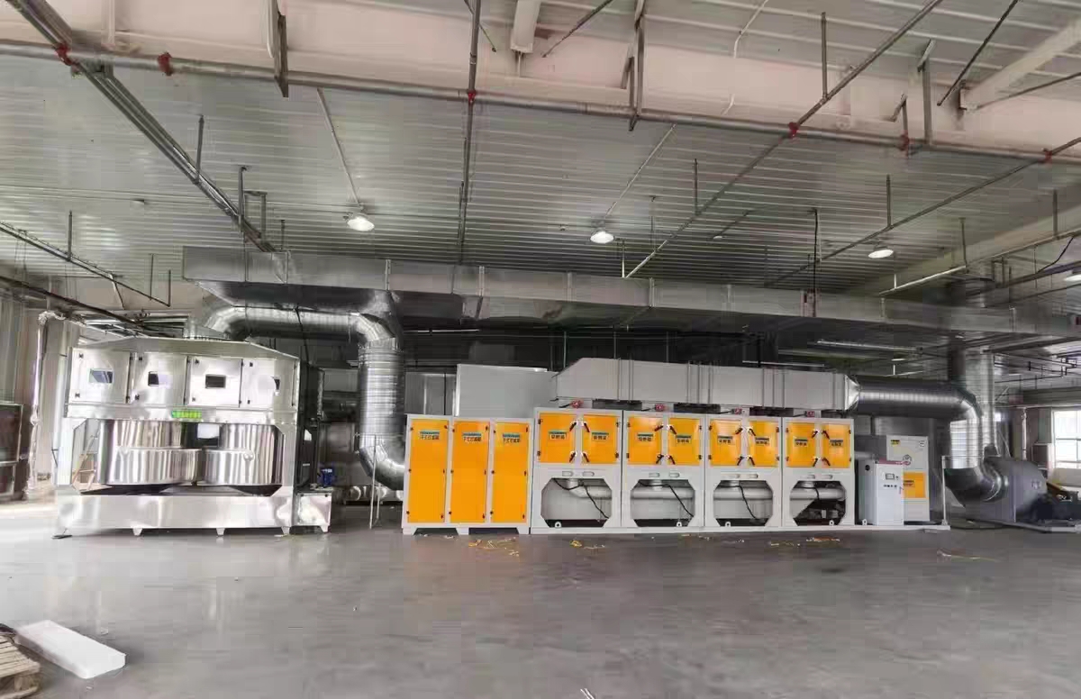 气旋塔+催化燃烧