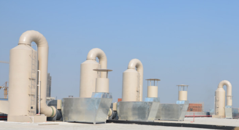 喷漆废气处理（水喷淋+活性炭吸附）