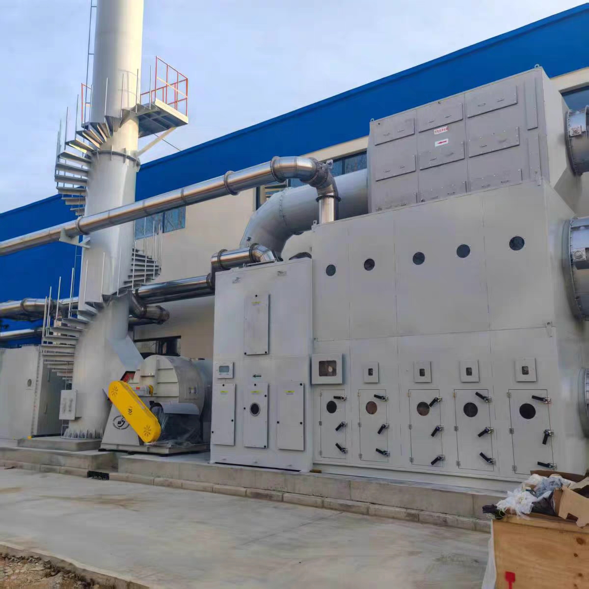 沸石转轮吸附浓缩+RTO蓄热式燃烧法 沸石转轮吸附浓缩+RTO蓄热式燃烧法