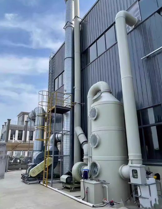 喷淋塔废气处理工艺的设计精巧和技术先进 使其在处理工业废气方面表现优异