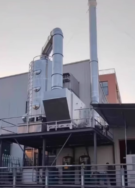 喷淋塔生产设备在废气处理中作为预处理装置