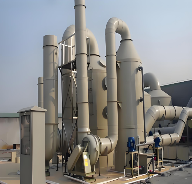 北京金帝粮油工厂恶臭气体处理设备案例