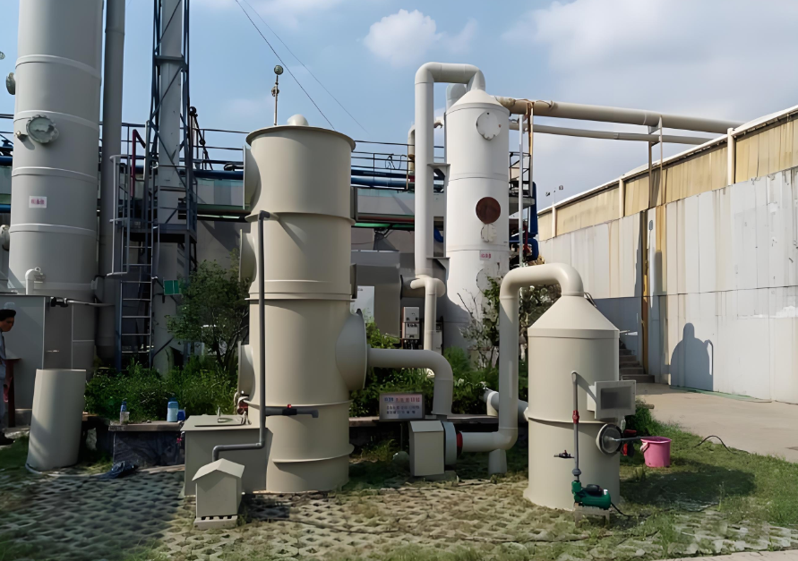 江西粮油厂废臭气除臭设备工程案例