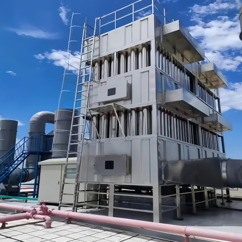 橡胶废气处理方案(布袋除尘+静电除尘)