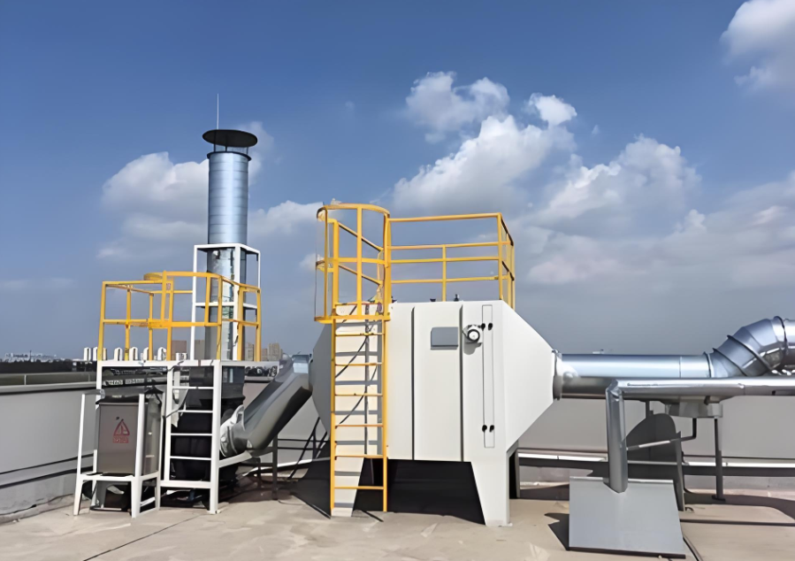 安徽养猪场臭气净化处理设备案例